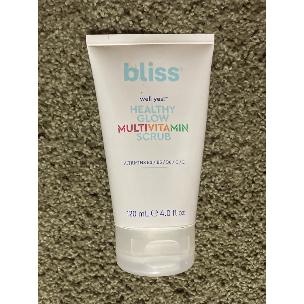 *NEW* Bliss Well Yes! Healthy Glow Multivitamin Scrub - Vitamins B3 B5 B6 C E